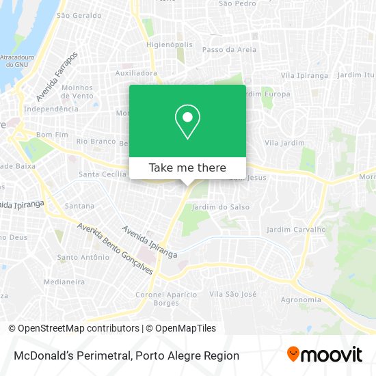 McDonald’s Perimetral map