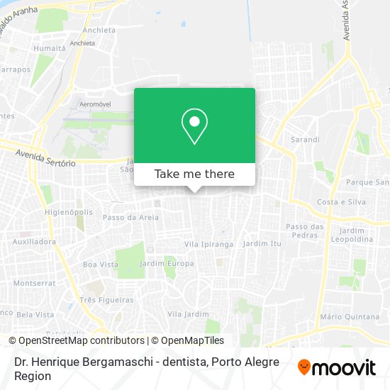 Dr. Henrique Bergamaschi - dentista map