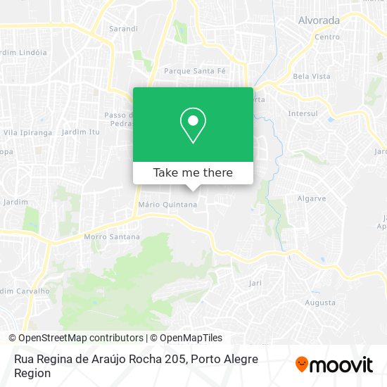 Rua Regina de Araújo Rocha 205 map