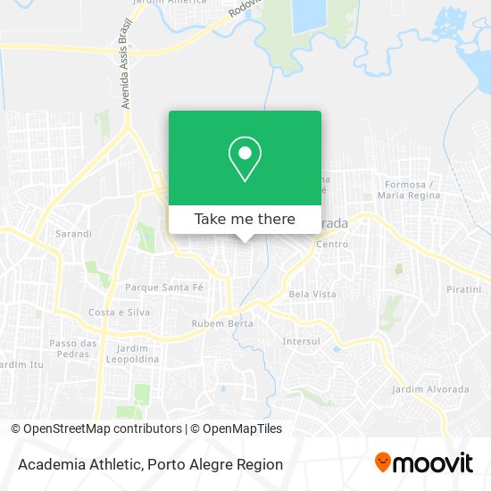 Academia Athletic map