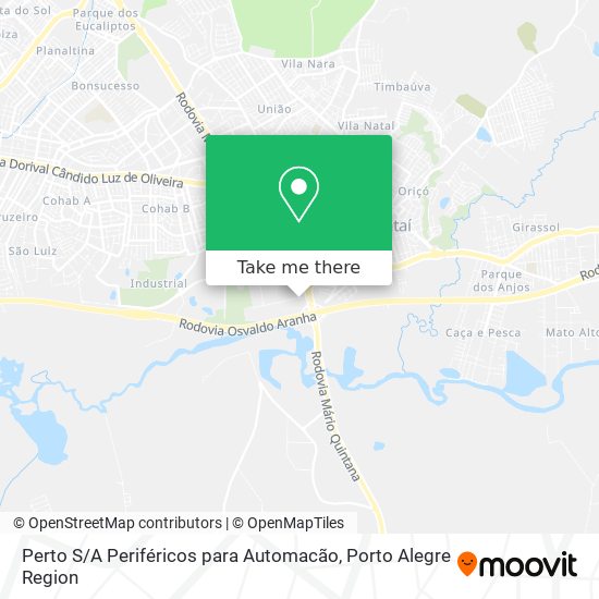 Perto S / A Periféricos para Automacão map