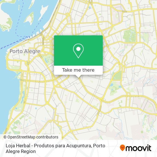 Mapa Loja Herbal - Produtos para Acupuntura