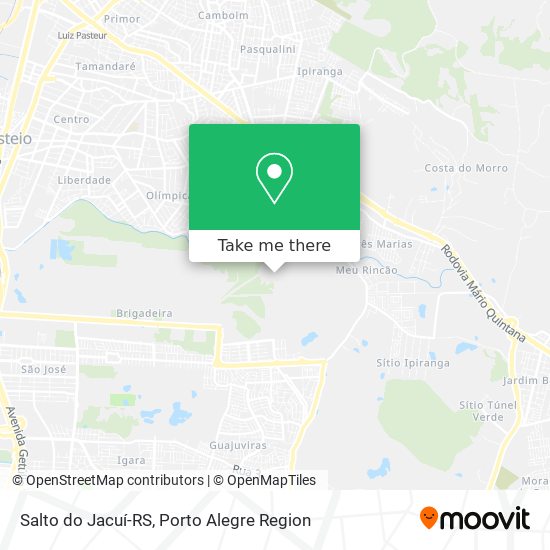 Salto do Jacuí-RS map