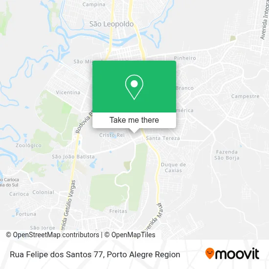 Rua Felipe dos Santos 77 map