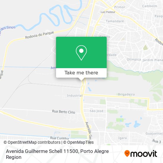 Avenida Guilherme Schell 11500 map