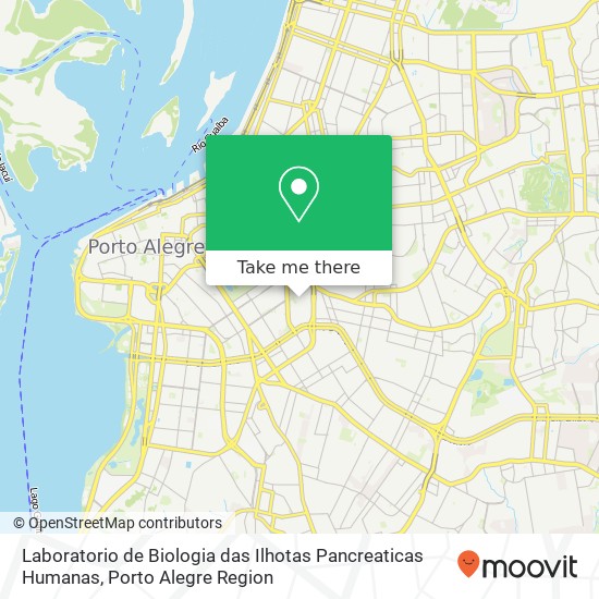 Laboratorio de Biologia das Ilhotas Pancreaticas Humanas map