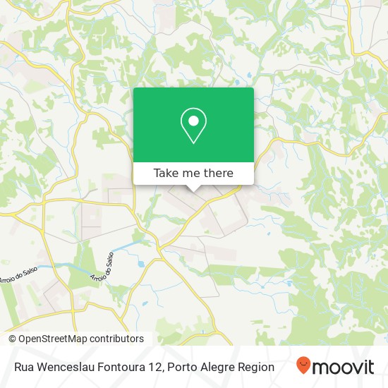 Mapa Rua Wenceslau Fontoura 12