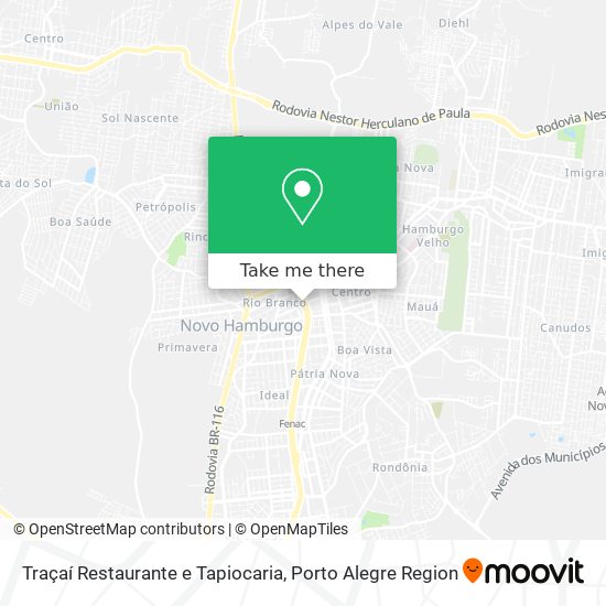 Traçaí Restaurante e Tapiocaria map