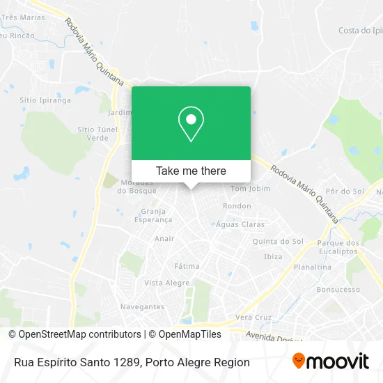 Rua Espírito Santo 1289 map