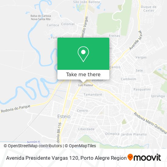 Mapa Avenida Presidente Vargas 120