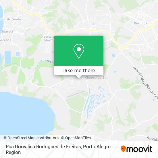 Rua Dorvalina Rodrigues de Freitas map