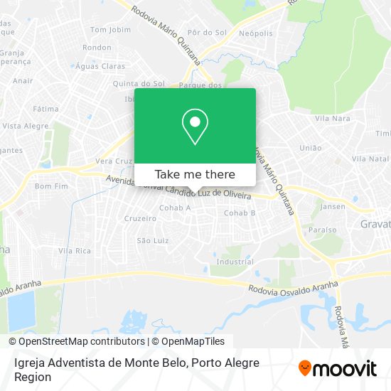 Igreja Adventista de Monte Belo map