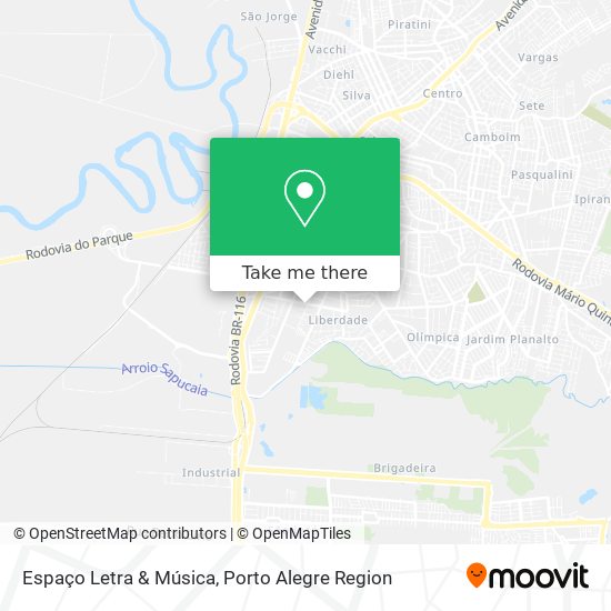 Espaço Letra & Música map