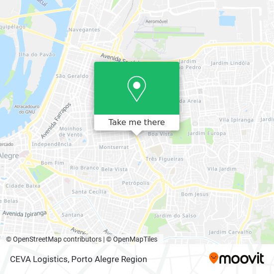 CEVA Logistics map