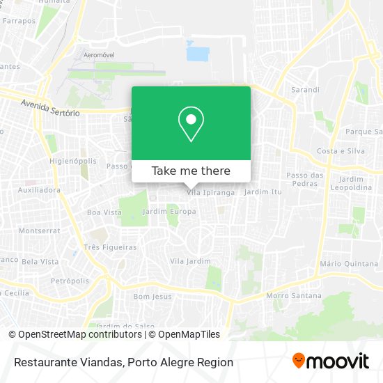 Mapa Restaurante Viandas