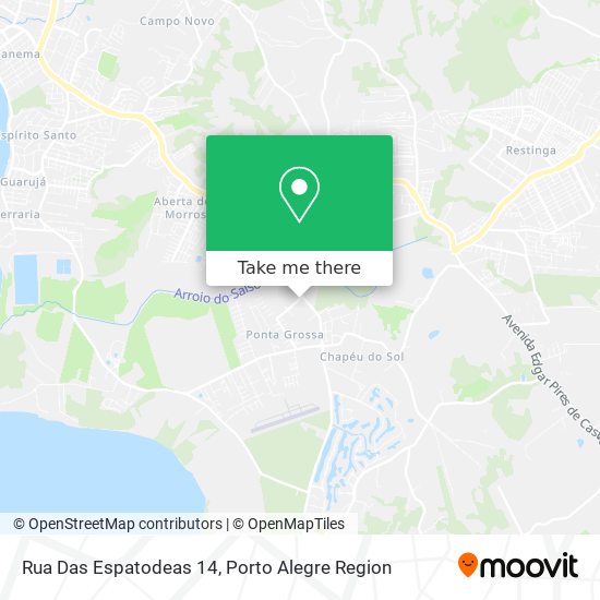 Rua Das Espatodeas 14 map