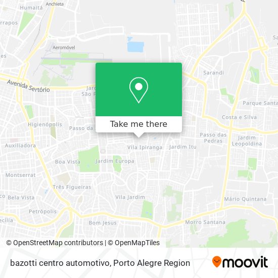 Mapa bazotti centro automotivo