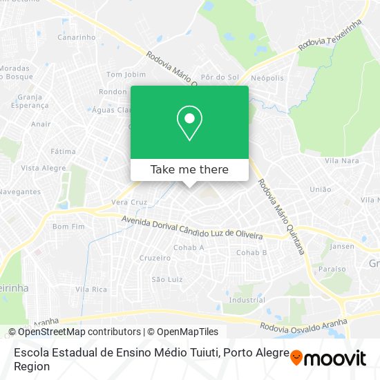 Escola Estadual de Ensino Médio Tuiuti map