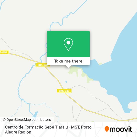 Centro de Formação Sepé Tiaraju - MST map
