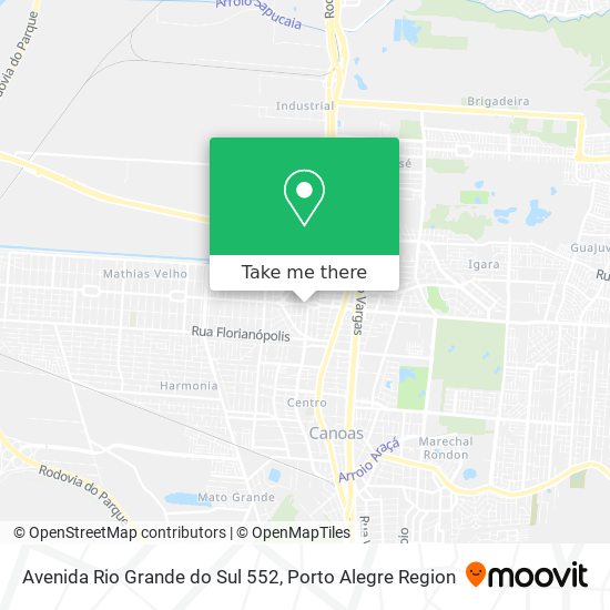 Mapa Avenida Rio Grande do Sul 552