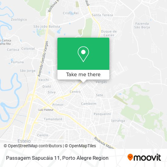 Passagem Sapucáia 11 map