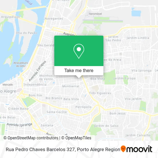 Rua Pedro Chaves Barcelos 327 map