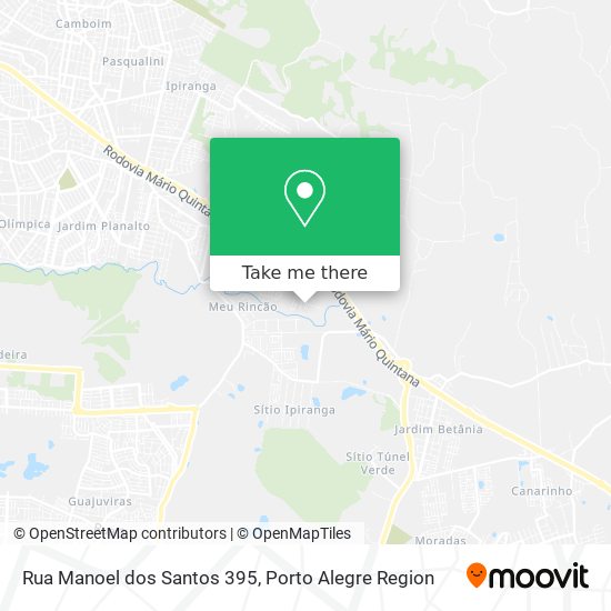 Rua Manoel dos Santos 395 map