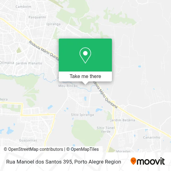Rua Manoel dos Santos 395 map