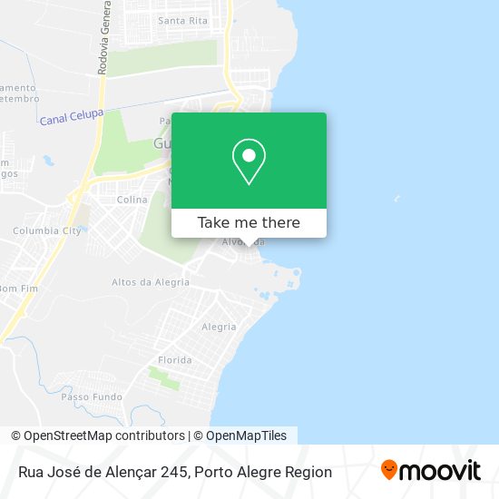 Rua José de Alençar 245 map