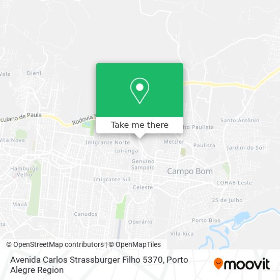 Mapa Avenida Carlos Strassburger Filho 5370