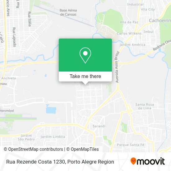 Rua Rezende Costa 1230 map