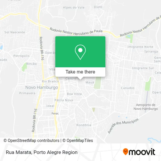 Rua Marata map