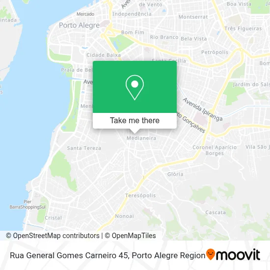 Rua General Gomes Carneiro 45 map