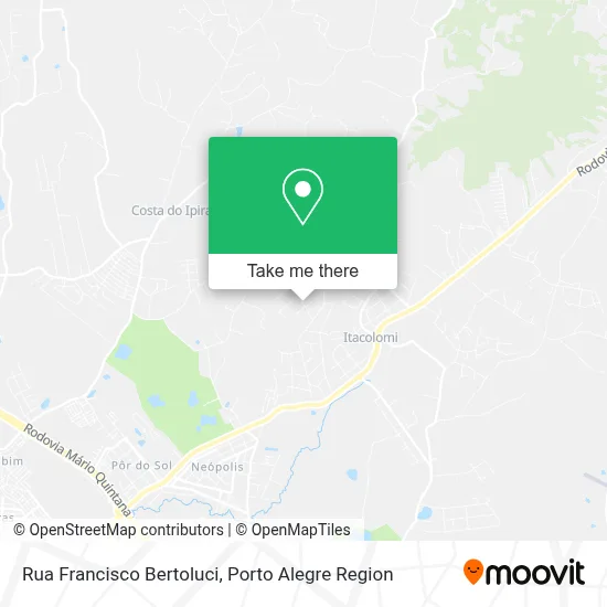Rua Francisco Bertoluci map