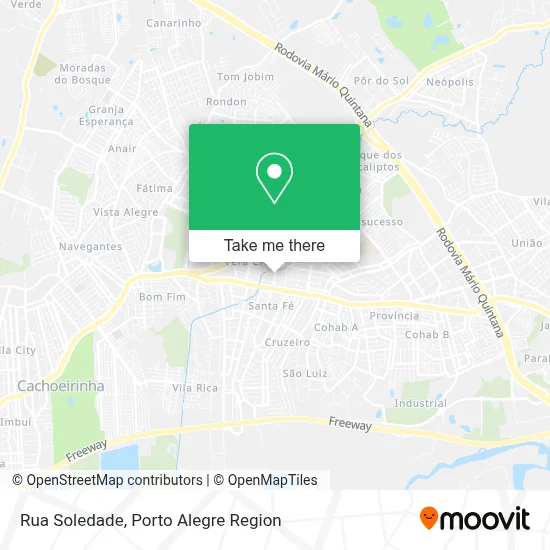 Rua Soledade map