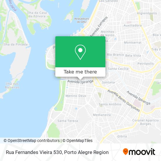 Rua Fernandes Vieira 530 map