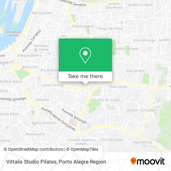 Vittalis Studio Pilates map