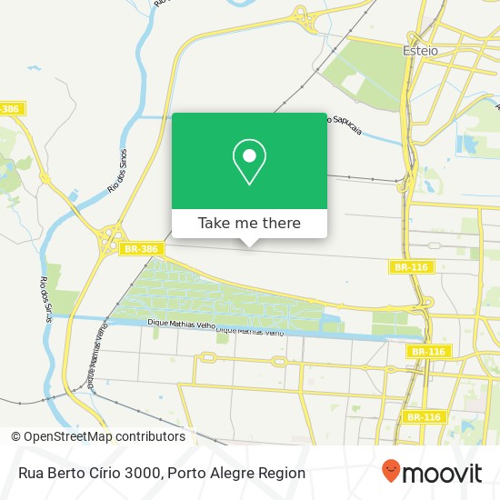 Rua Berto Círio 3000 map