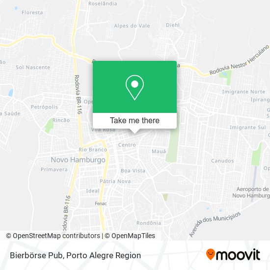 Bierbörse Pub map