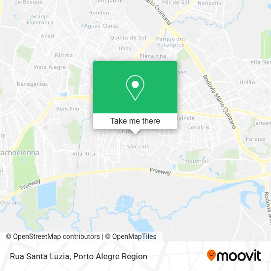 Rua Santa Luzia map