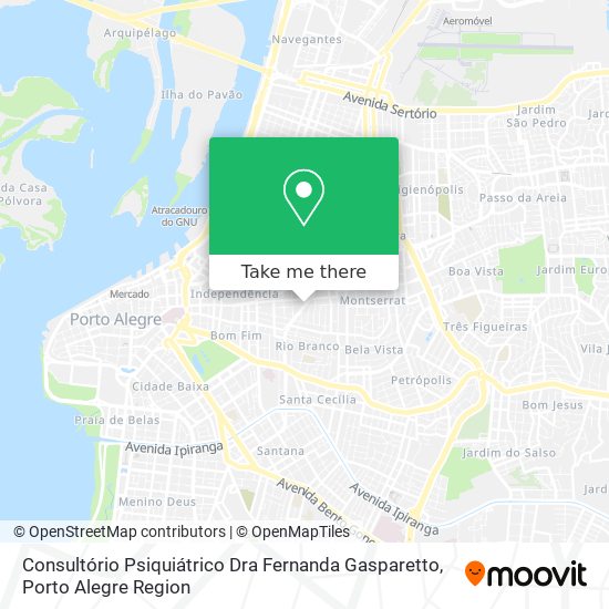 Consultório Psiquiátrico Dra Fernanda Gasparetto map