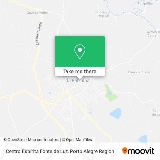 Centro Espírita Fonte de Luz map
