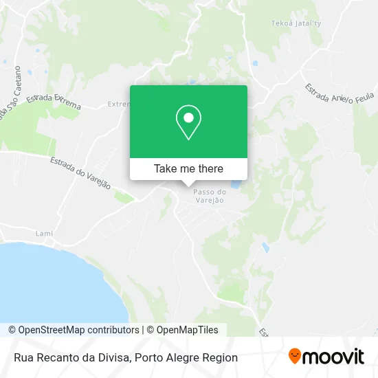 Rua Recanto da Divisa map