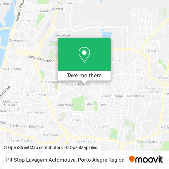 Pit Stop Lavagem Automotiva map