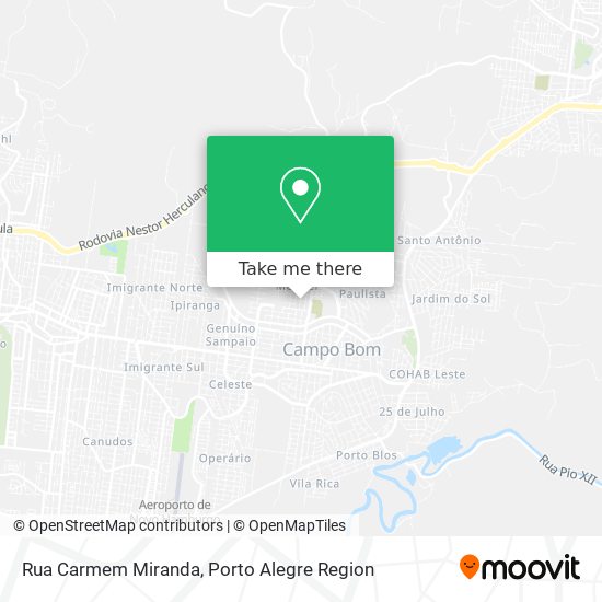 Rua Carmem Miranda map