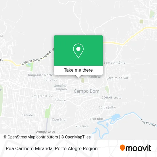Rua Carmem Miranda map