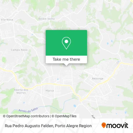 Rua Pedro Augusto Felden map