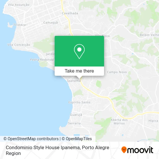 Condominio Style House Ipanema map