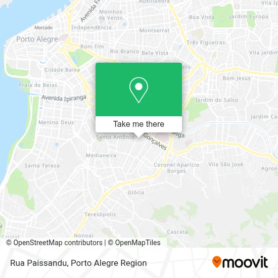 Rua Paissandu map