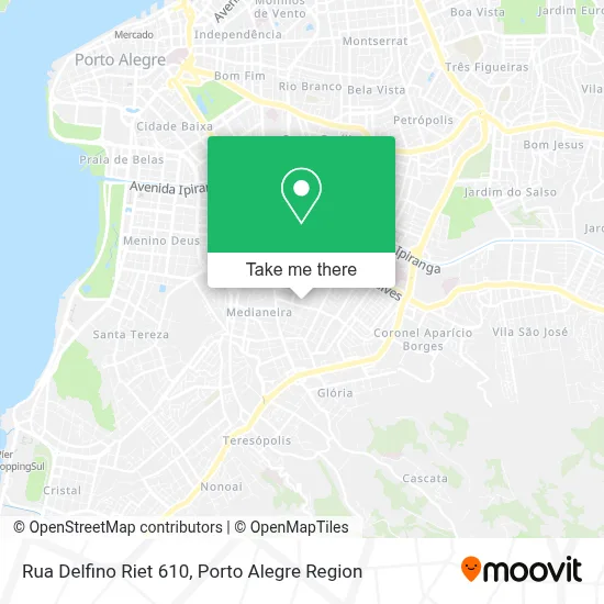 Rua Delfino Riet 610 map